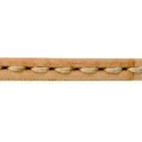 Lederrand 460 - 464 naturel witte stik
